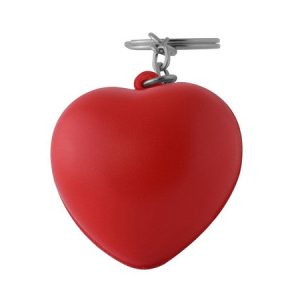 Heart Stress Ball Keyring